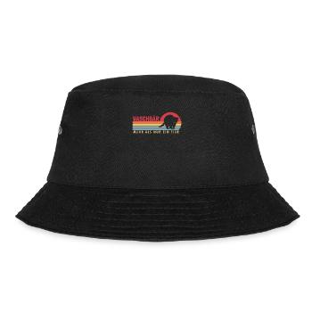 Waschbär mehr als ein Tier Trash Panda Queen - Bucket Hat - black - Front - Lela (165cm)