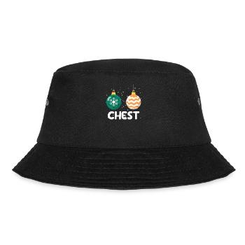 Chest Nuts Funny Weihnachten Matching Paar - Bucket Hat - Schwarz - Vorne - Lela (165cm)