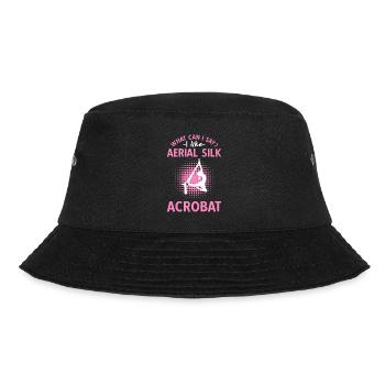 What Can I Say? I Like Aerial Silk Acrobat - Bucket Hat - black - Front - Lela (165cm)