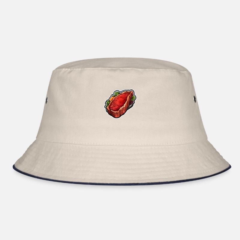 Steak Fleisch Essen Bucket Hat