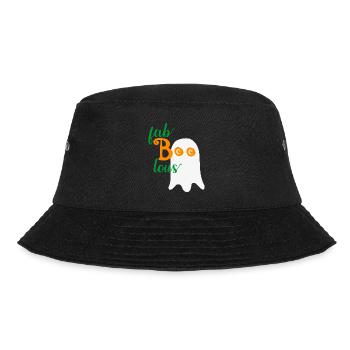 Fab-BOO-lous - Funny ghost for Halloween - Bucket Hat - black - Front - Lela (165cm)