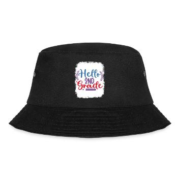 Zweite Klasse Rainbow Girls Jungen Lehrerteam 2. - Bucket Hat - Schwarz - Vorne - Lela (165cm)