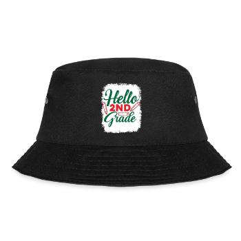 Zweite Klasse Rainbow Girls Jungen Lehrerteam 2. - Bucket Hat - Schwarz - Vorne - Lela (165cm)