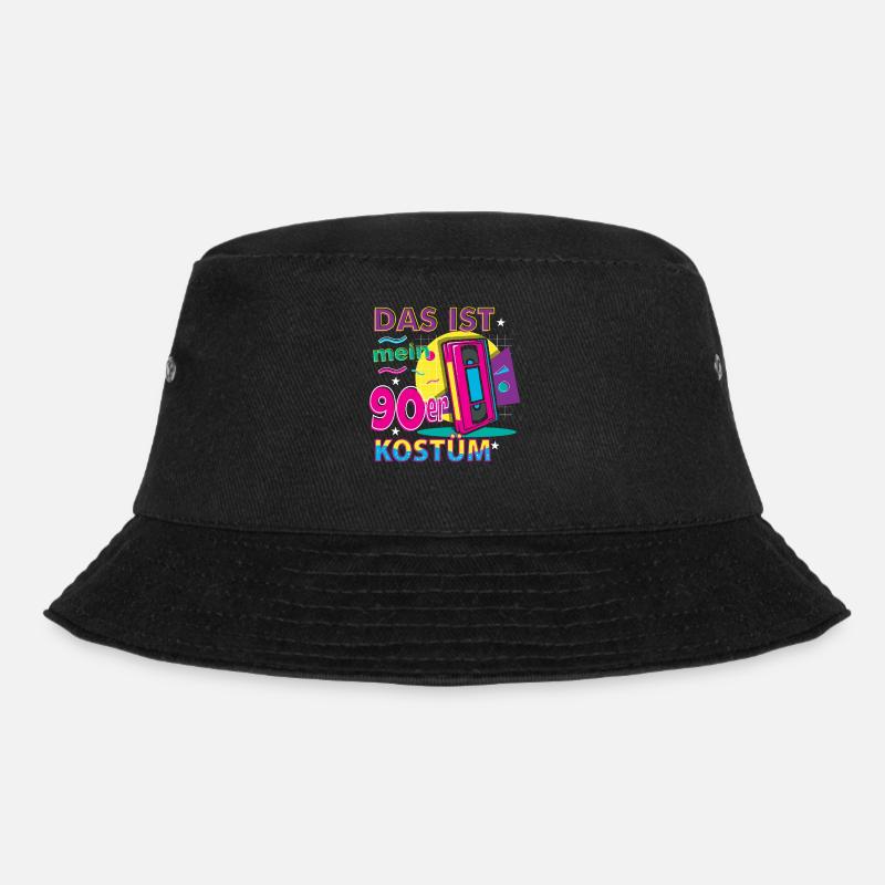 Das ist mein 90er Kostüm - Bucket Hat - Schwarz