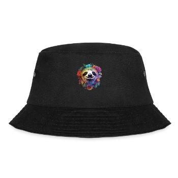 Sloth Aesthetics Flower - Bucket Hat - black - Front - Lela (165cm)