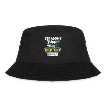 Straight Trippin' Ethiopia Vacation Tour Travel - Bucket Hat - black - Front - Lela (165cm)