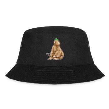 Monkey Archer Bow - Bucket Hat - black - Front - Lela (165cm)