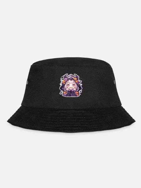 Vampir Vampire Vampir Damen Helloween - Bucket Hat - Schwarz