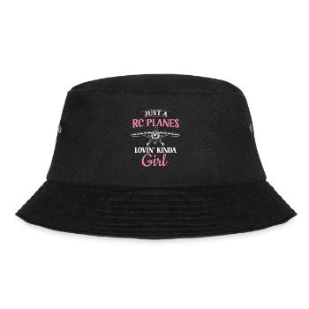 Ferngesteuertes Flugzeug Modellflugzeug - Bucket Hat - Schwarz - Vorne - Lela (165cm)