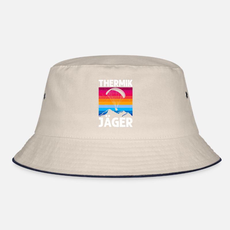 Thermik Jäger Gleitschirmflieger Pilot Bucket Hat