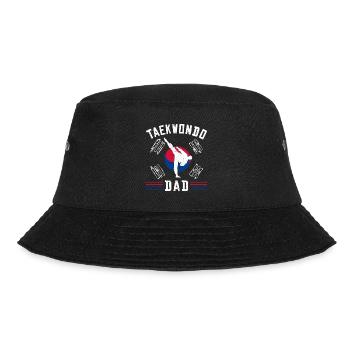 TKD Korean Martial Arts Tae Kwon - Bucket Hat - Schwarz - Vorne - Lela (165cm)