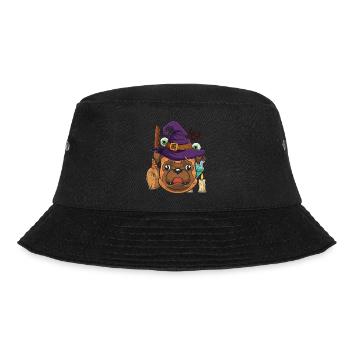 Chauve-souris Chapeau de sorcière Chien Cadeau Halloween Carlin - Bob - noir - Devant - Lela (165cm)