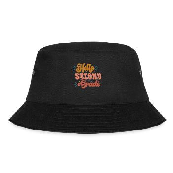 Zweite Klasse Rainbow Girls Jungen Lehrerteam 2. - Bucket Hat - Schwarz - Vorne - Lela (165cm)