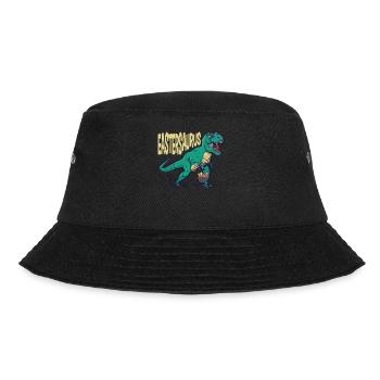 Eastersaurus Ostern T-Rex Dinosaurier Osterhase - Bucket Hat - Schwarz - Vorne - Lela (165cm)