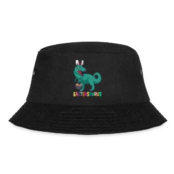 Eastersaurus Ostern T-Rex Dinosaurier Osterhase - Bucket Hat - Schwarz - Vorne - Lela (165cm)