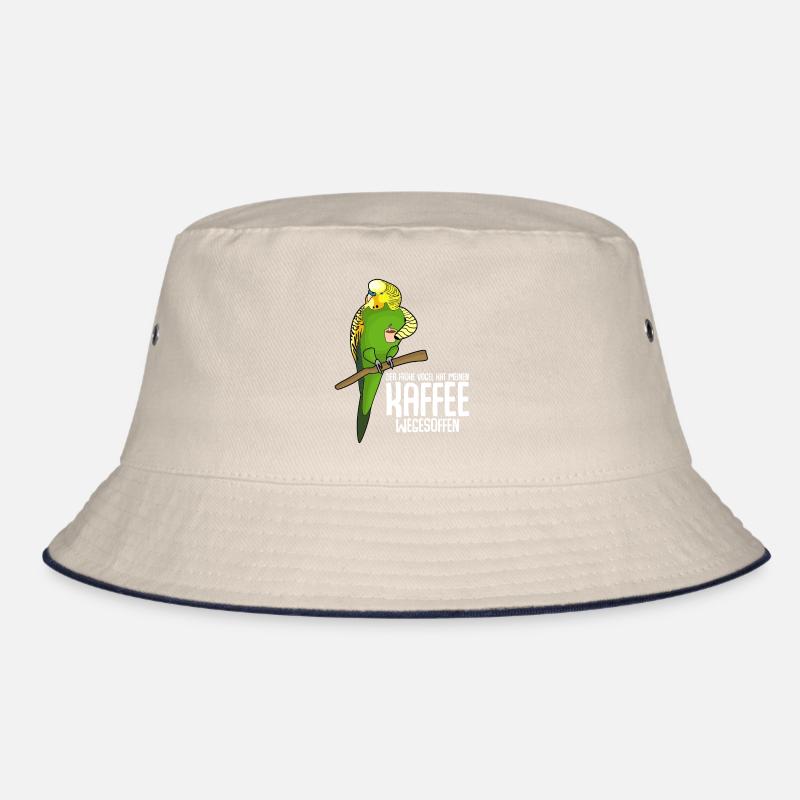 Kaffee Morgenmuffel Vogel Kaffeetrinker Bucket Hat