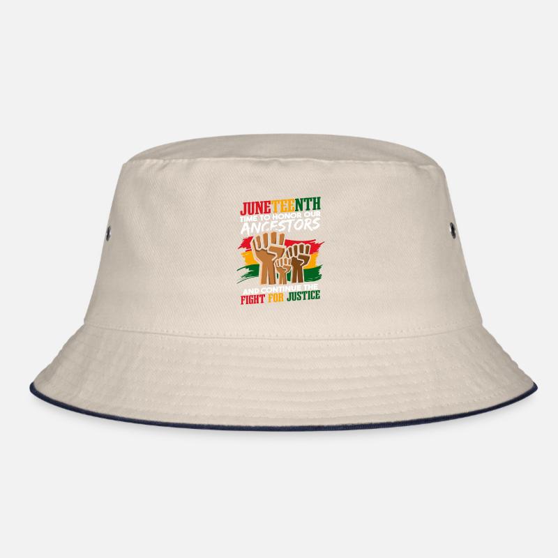 Black History Freedom Day Juneteenth Bucket Hat