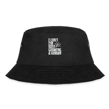 I can't, I'm Busy Growing a Human Mami Mother's Day - Bucket Hat - black - Front - Lela (165cm)