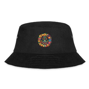 Flower Power Hippie Anniversaire - Mai 2019 - Bob - noir - Devant - Lela (165cm)
