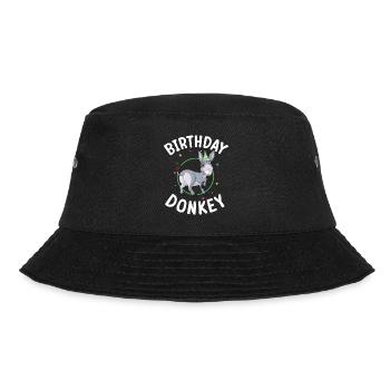 Donkey Lover Gifts - Bucket Hat - Schwarz - Vorne - Lela (165cm)