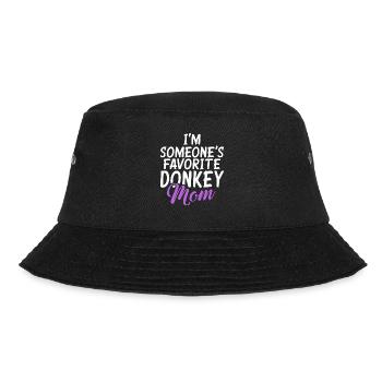 Donkey Lover Gifts - Bucket Hat - Schwarz - Vorne - Lela (165cm)