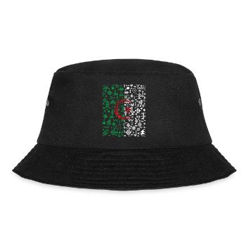 DRAPEAU ALGERIE Z AMAZIGH BERBERE KABYLE - Bob - noir - Devant - Lela (165cm)