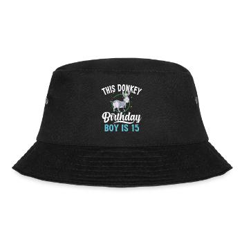 Donkey Lover Gifts - Bucket Hat - Schwarz - Vorne - Lela (165cm)