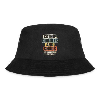 Persian Cat Cat Lover Cat Owner Persian Longhair C - Bucket Hat - black - Front - Lela (165cm)