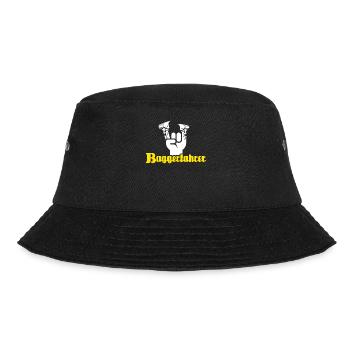 Baggerführer Baggerfahrer - Bucket Hat - Schwarz - Vorne - Lela (165cm)