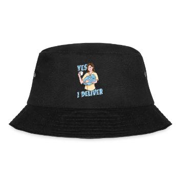 Ob/Gyn Nurse Yes I Deliver Baby Catcher OB Nurse - Bucket Hat - black - Front - Lela (165cm)