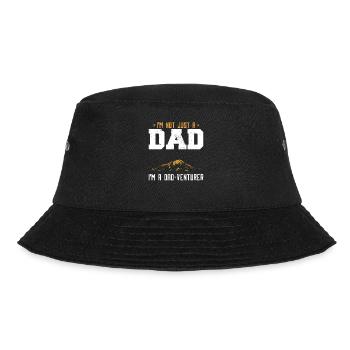 I'm A Dad Funny Dad Joke Pun Lover - Bucket Hat - Schwarz - Vorne - Lela (165cm)