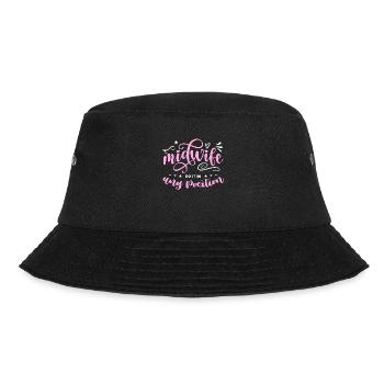 Midwife Midwives Do It In Any Position Obstetrics - Bucket Hat - black - Front - Lela (165cm)