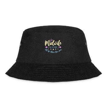 Midwife The One Where I'll Be There For Midwifery - Bucket Hat - black - Front - Lela (165cm)