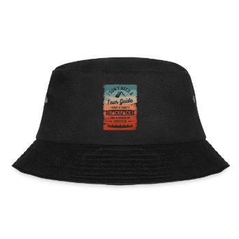 I Don't Need A Tour Guide I Have A Trusty Backpack - Bucket Hat - black - Front - Lela (165cm)