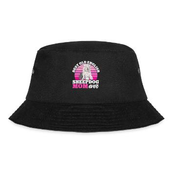 Old English Sheepdog Sheepie Bobtail - Bucket Hat - black - Front - Lela (165cm)