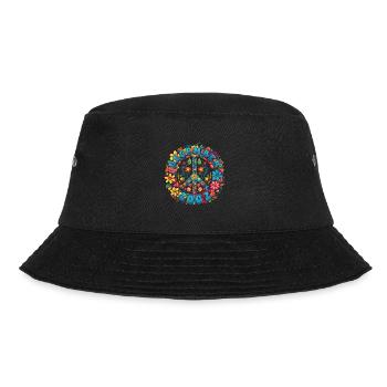 Flower Power Hippie Birthday - December 2002 - Bucket Hat - black - Front - Lela (165cm)