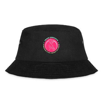 Surrogacy Proud Surrogate Extreme IVF Pregnancy - Bucket Hat - Schwarz - Vorne - Lela (165cm)