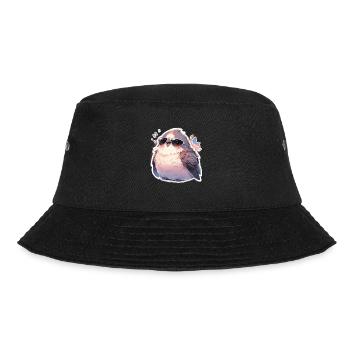 Bird Birds Funny Animals Forest Dweller Animal - Bucket Hat - black - Front - Lela (165cm)