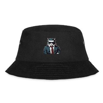 Cat Shirt Cat Gift Idea Putty - Bucket Hat - black - Front - Lela (165cm)