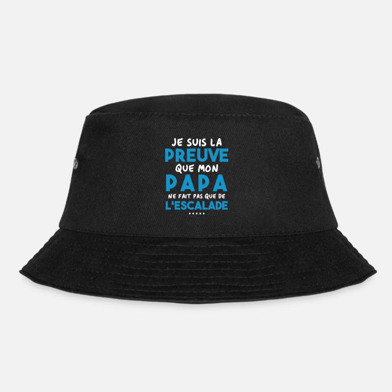 Preuve que papa ne fait pas que de l'escalade - Bob - noir