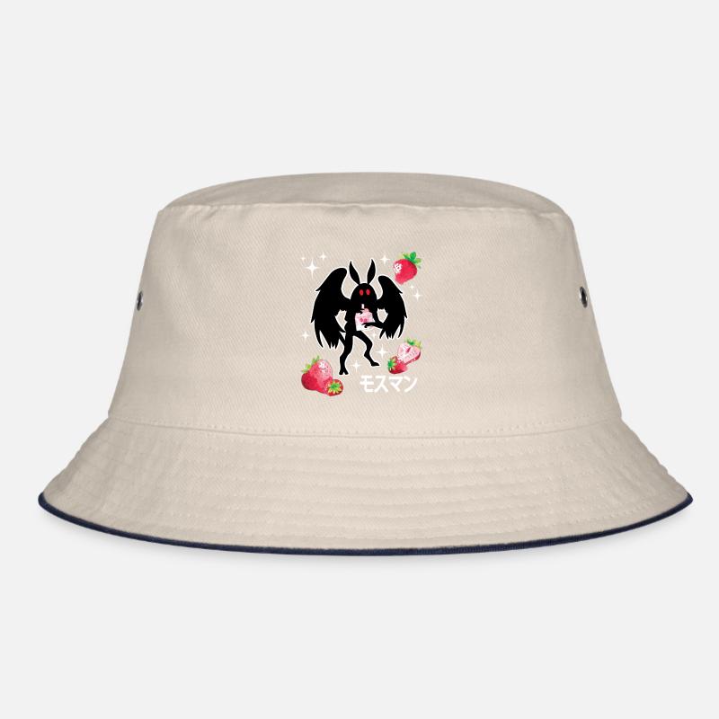 Mothman Erdbeereen Shake Bucket Hat