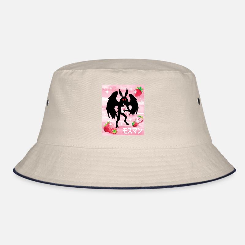 Mothman Erdbeereen Shake Bucket Hat