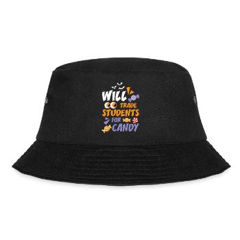 Will Trade Students For Candy - Bucket Hat - Schwarz - Vorne - Lela (165cm)