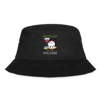 Bartender of the macabre bartender Halloween - Bucket Hat - black - Front - Lela (165cm)