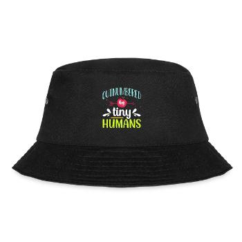 Childcare Worker Outnumbered By Tiny Babysitting - Bucket Hat - black - Front - Lela (165cm)