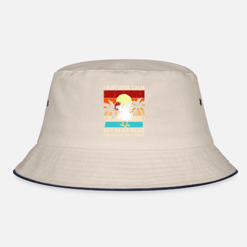 Hühner Huhn Bucket Hat