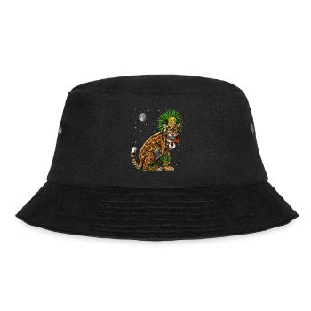 Aztec Jaguar God - Bucket Hat - black - Front - Lela (165cm)