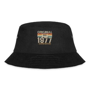 Gift 46-47 years: Best of 1977 - Bucket Hat - black - Front - Lela (165cm)