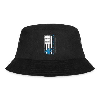 US Flag Water Polo - Bucket Hat - black - Front - Lela (165cm)