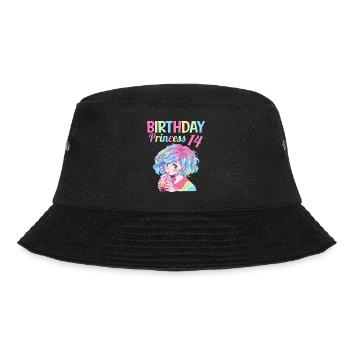Anime Mandga Boba Bubble Tea 14th Birthday - Bucket Hat - black - Front - Lela (165cm)